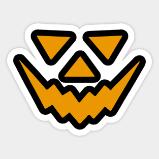 Halloween Man "Jack o Lantern" shirt 2 Sticker